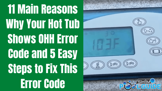 fix ohh error code in hot tub